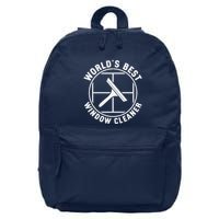 WorldS Best Cool Window Washing Professional Window Cleaner 16 in Basic Backpack
