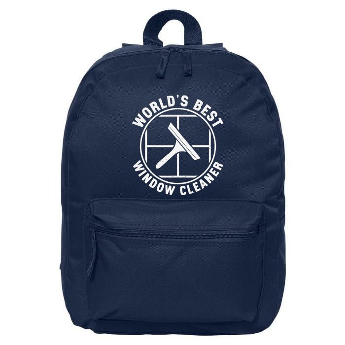 WorldS Best Cool Window Washing Professional Window Cleaner 16 in Basic Backpack