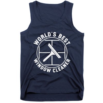 WorldS Best Cool Window Washing Professional Window Cleaner Tank Top