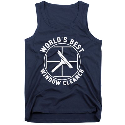 WorldS Best Cool Window Washing Professional Window Cleaner Tank Top