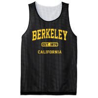 Womens Berkeley California CA Vintage State Athletic Style Mesh Reversible Basketball Jersey Tank