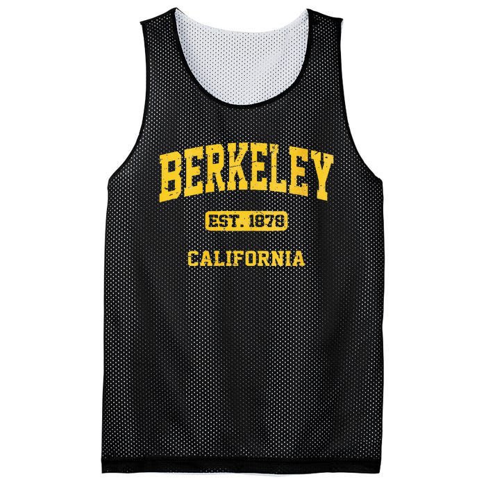 Womens Berkeley California CA Vintage State Athletic Style Mesh Reversible Basketball Jersey Tank