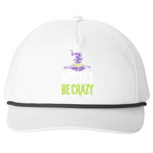 Witches Be Crazy Halloween Gift Snapback Five-Panel Rope Hat