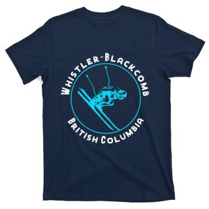 Whistler Blackcomb Canada Retro Downhill Skier Skiing T-Shirt