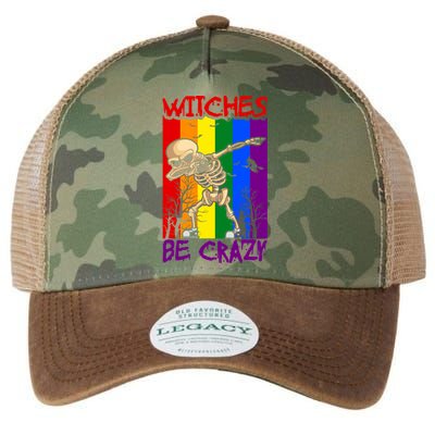 Witches Be Crazy Funny Gift Legacy Tie Dye Trucker Hat