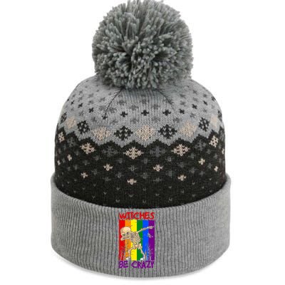 Witches Be Crazy Funny Gift The Baniff Cuffed Pom Beanie