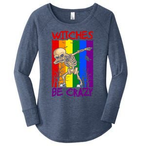 Witches Be Crazy Funny Gift Women's Perfect Tri Tunic Long Sleeve Shirt