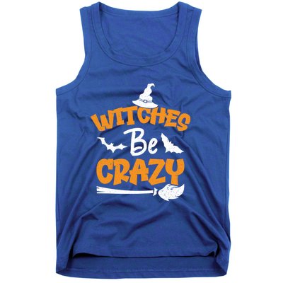 Witches Be Crazy Spooky Witch Lover Funny Halloween Costume Gift Tank Top