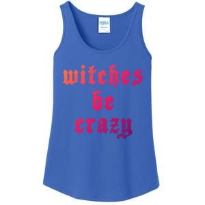 Witches Be Crazy Halloween Top Gift Ladies Essential Tank