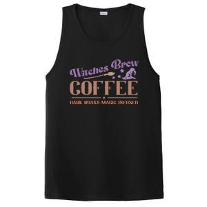 Witches Brew Coffee Dark Roast Magic Infused Funny Halloween Funny Gift PosiCharge Competitor Tank