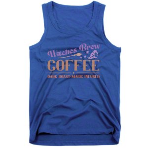 Witches Brew Coffee Dark Roast Magic Infused Funny Halloween Funny Gift Tank Top