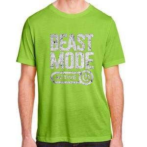 Workout Beast Cool Gift Activated Gym Mode Fitness Cross Train Meaningful Gift Adult ChromaSoft Performance T-Shirt