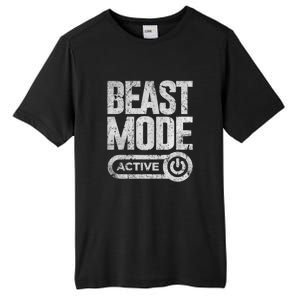 Workout Beast Cool Gift Activated Gym Mode Fitness Cross Train Meaningful Gift Tall Fusion ChromaSoft Performance T-Shirt