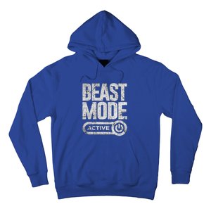 Workout Beast Cool Gift Activated Gym Mode Fitness Cross Train Meaningful Gift Hoodie