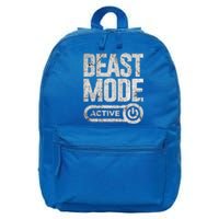 Workout Beast Cool Gift Activated Gym Mode Fitness Cross Train Meaningful Gift 16 in Basic Backpack