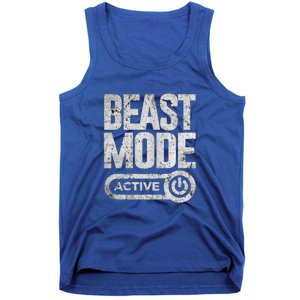 Workout Beast Cool Gift Activated Gym Mode Fitness Cross Train Meaningful Gift Tank Top