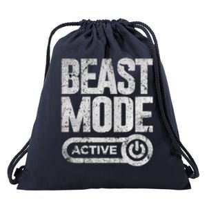 Workout Beast Cool Gift Activated Gym Mode Fitness Cross Train Meaningful Gift Drawstring Bag