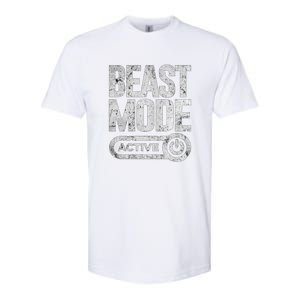 Workout Beast Cool Gift Activated Gym Mode Fitness Cross Train Meaningful Gift Softstyle CVC T-Shirt