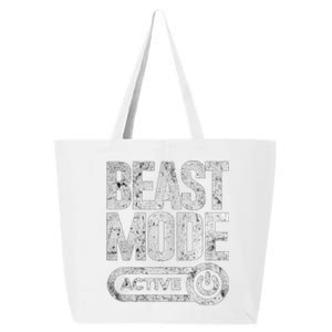 Workout Beast Cool Gift Activated Gym Mode Fitness Cross Train Meaningful Gift 25L Jumbo Tote