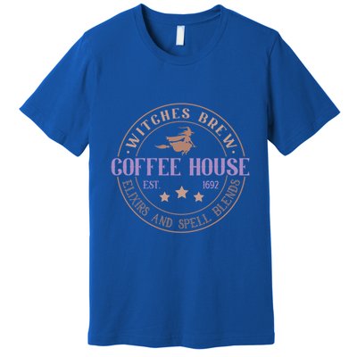 Witches Brew Coffee House Elixirs And Spell Blends Halloween Gift Premium T-Shirt