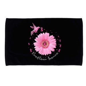 Warrior Breast Cancer Awareness Month Pink Ribbon Microfiber Hand Towel