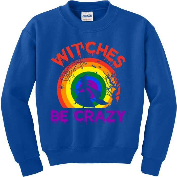 Witches Be Crazy Gift Kids Sweatshirt