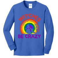 Witches Be Crazy Gift Kids Long Sleeve Shirt