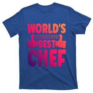 Worlds Best Chef Job Title Funny Profession Chef Gift T-Shirt