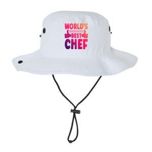 Worlds Best Chef Job Title Funny Profession Chef Gift Legacy Cool Fit Booney Bucket Hat