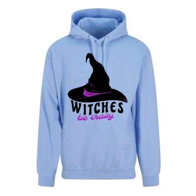 Witches Be Crazy Funny Halloween I Am With The Witch Meaningful Gift Unisex Surf Hoodie