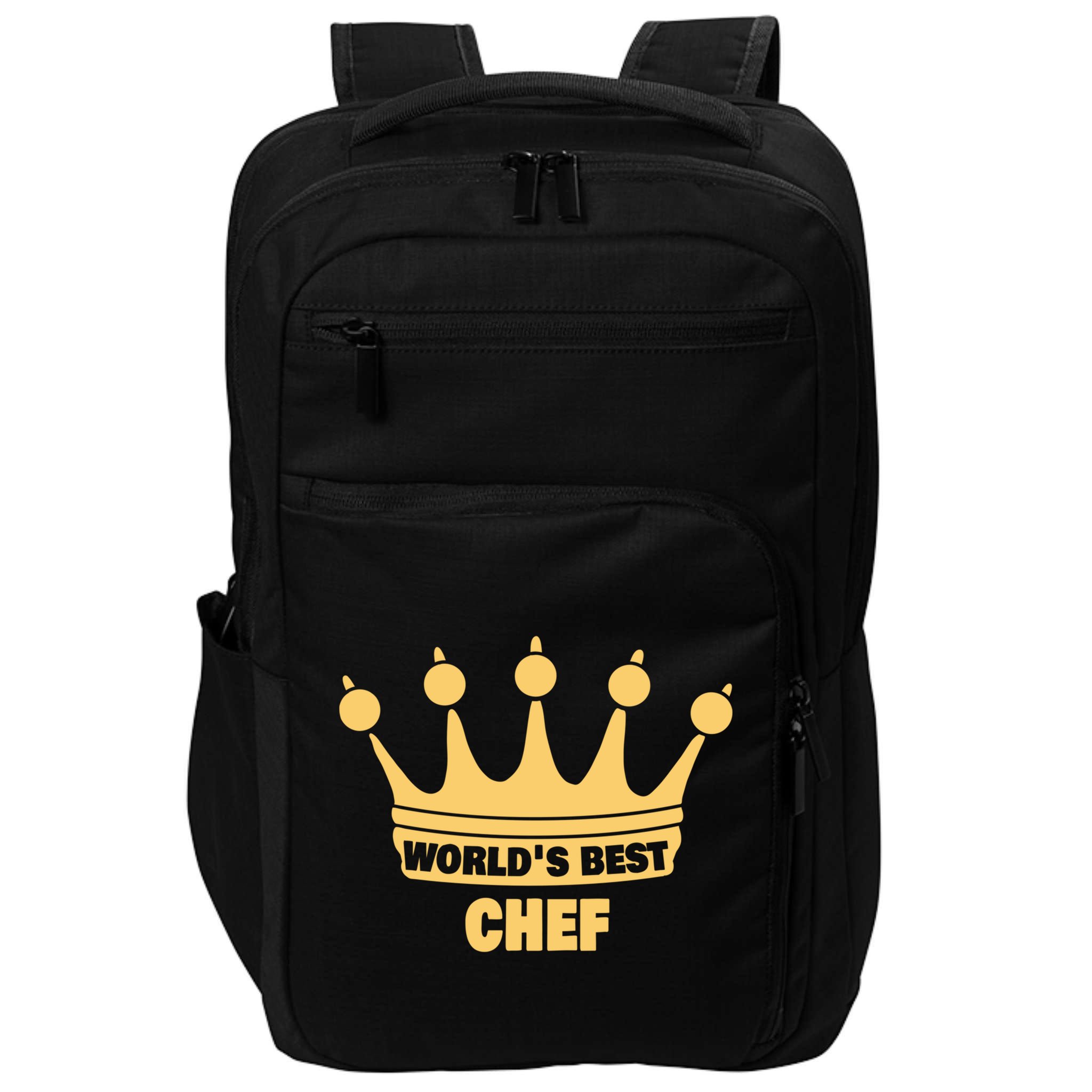 Worlds Best Chef Saying Funny Chef Gift Impact Tech Backpack