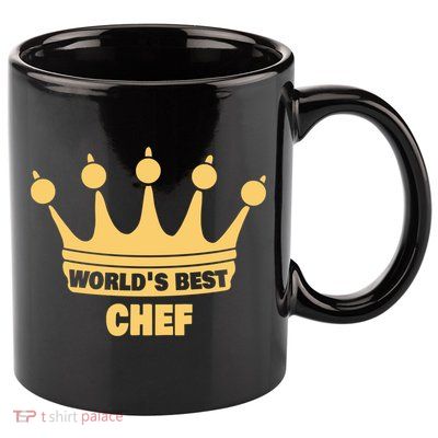 Worlds Best Chef Saying Funny Chef Gift 11oz C Handle Ceramic Mug