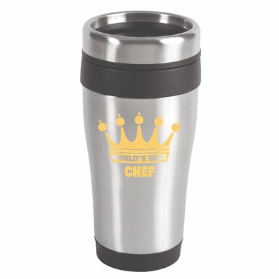 Worlds Best Chef Saying Funny Chef Gift 16oz Travel Tumbler