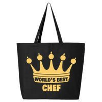 Worlds Best Chef Saying Funny Chef Gift 25L Jumbo Tote