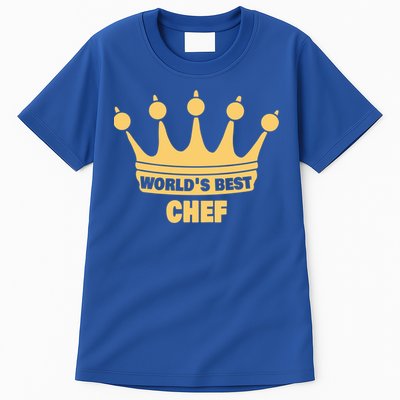 Worlds Best Chef Saying Funny Chef Gift Tall T-Shirt