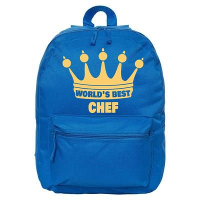 Worlds Best Chef Saying Funny Chef Gift 16 in Basic Backpack