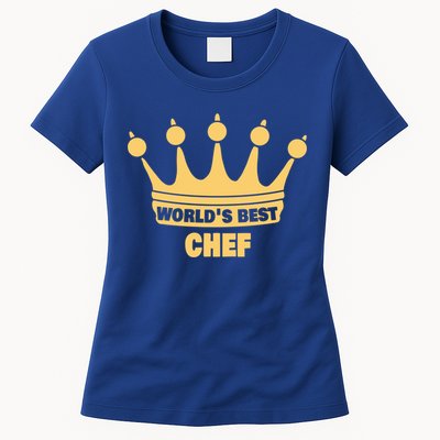 Worlds Best Chef Saying Funny Chef Gift Womens T-Shirt