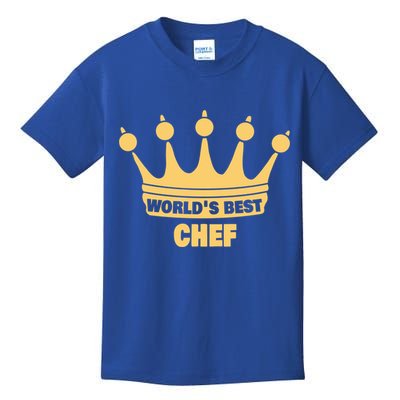 Worlds Best Chef Saying Funny Chef Gift Kids T-Shirt