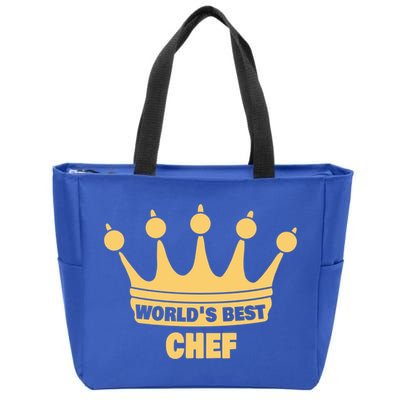 Worlds Best Chef Saying Funny Chef Gift Zip Tote Bag