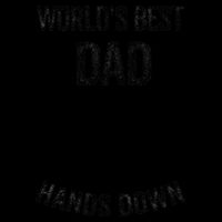 Worlds Best Dad Hands Down Make A Handprint 16oz Travel Tumbler