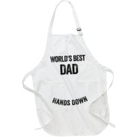 Worlds Best Dad Hands Down Make A Handprint Apron