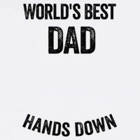 Worlds Best Dad Hands Down Make A Handprint Sustainable Bucket Hat