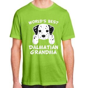 World's Best Dalmatian Grandma Dog Granddog Adult ChromaSoft Performance T-Shirt