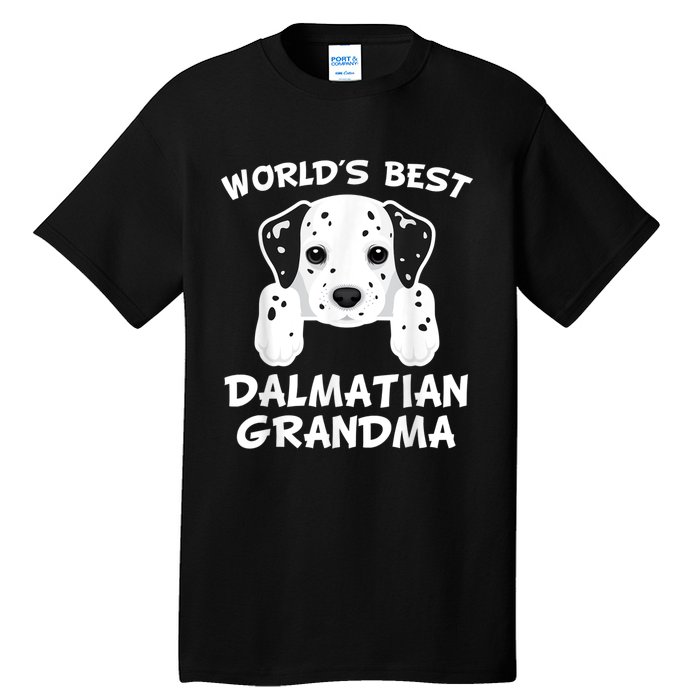 World's Best Dalmatian Grandma Dog Granddog Tall T-Shirt