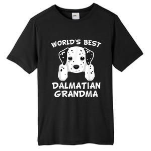 World's Best Dalmatian Grandma Dog Granddog Tall Fusion ChromaSoft Performance T-Shirt