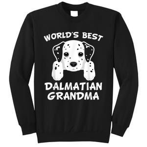 World's Best Dalmatian Grandma Dog Granddog Tall Sweatshirt