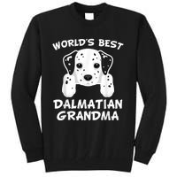 World's Best Dalmatian Grandma Dog Granddog Tall Sweatshirt