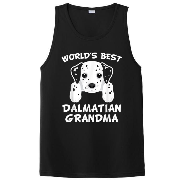 World's Best Dalmatian Grandma Dog Granddog PosiCharge Competitor Tank