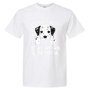 World's Best Dalmatian Grandma Dog Granddog Garment-Dyed Heavyweight T-Shirt