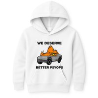 We Better Deserve Better Psyops Funny Kids Hoodie